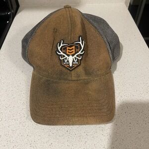 Mtn Ops Hat Cap Snapback Mens Brown Gray Meshback